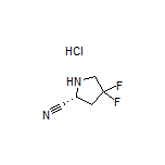 (R)-4,4-Difluoropyrrolidine-2-carbonitrile Hydrochloride