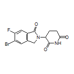 3-(5-Bromo-6-fluoro-1-oxoisoindolin-2-yl)piperidine-2,6-dione