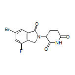 3-(6-Bromo-4-fluoro-1-oxoisoindolin-2-yl)piperidine-2,6-dione