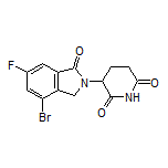 3-(4-Bromo-6-fluoro-1-oxoisoindolin-2-yl)piperidine-2,6-dione