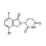 3-(4-Bromo-7-fluoro-1-oxoisoindolin-2-yl)piperidine-2,6-dione