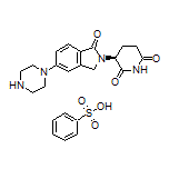 (S)-3-[1-Oxo-5-(1-piperazinyl)-2-isoindolinyl]piperidine-2,6-dione Benzenesulfonate