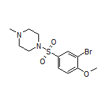 1-[(3-Bromo-4-methoxyphenyl)sulfonyl]-4-methylpiperazine