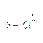 1-(Difluoromethyl)-4-[(trimethylsilyl)ethynyl]pyrazole