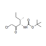 (3S,4S)-3-(Boc-amino)-1-chloro-4-methyl-2-hexanone