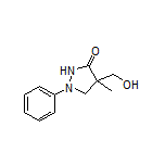 4-(Hydroxymethyl)-4-methyl-1-phenylpyrazolidin-3-one