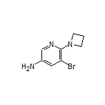 3-Amino-6-(1-azetidinyl)-5-bromopyridine