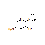 3-Amino-5-bromo-6-(1-pyrrolyl)pyridine