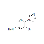 3-Amino-5-bromo-6-(1-imidazolyl)pyridine