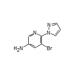 3-Amino-5-bromo-6-(1-pyrazolyl)pyridine