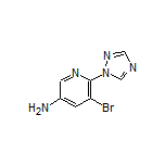 3-Amino-5-bromo-6-(1H-1,2,4-triazol-1-yl)pyridine