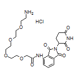 14-Amino-N-[2-(2,6-dioxopiperidin-3-yl)-1,3-dioxoisoindolin-4-yl]-3,6,9,12-tetraoxatetradecan-1-amide Hydrochloride