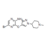 2-Amino-5-bromo-3-[[1-(1-methyl-4-piperidyl)-4-pyrazolyl]oxy]pyrazine