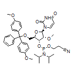 5’-O-(4, 4’-Dimethoxytrityl)-2’-O-methyluridine-3’-(2-cyanoethyl-N,N-diisopropyl)phosphoramidite