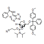 N6-Benzoyl-5’-O-(4, 4’-dimethoxytrityl)-2’-O-4’-C-lockedadenosine-3’-(2-cyanoethyl-N,N-diisopropyl)phosphoramidite