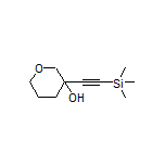 3-[(Trimethylsilyl)ethynyl]tetrahydro-2H-pyran-3-ol