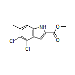 Methyl 4,5-Dichloro-6-methylindole-2-carboxylate