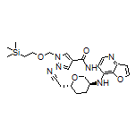 N-[7-[[(3S,6R)-6-(Cyanomethyl)tetrahydro-2H-pyran-3-yl]amino]furo[3,2-b]pyridin-6-yl]-1-[[2-(trimethylsilyl)ethoxy]methyl]-1H-pyrazole-4-carboxamide