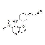 3-[trans-4-[(6-Nitrofuro[3,2-b]pyridin-7-yl)amino]cyclohexyl]propanenitrile