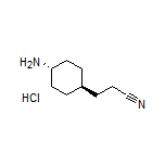 3-(trans-4-Aminocyclohexyl)propanenitrile Hydrochloride