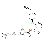 N-[4-[[(3S,6R)-6-(Cyanomethyl)tetrahydro-2H-pyran-3-yl]amino]furo[3,2-b]pyridin-3-yl]-1-[[2-(trimethylsilyl)ethoxy]methyl]-1H-imidazole-4-carboxamide