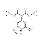 6-[Bis(Boc)amino]-[1,2,4]triazolo[1,5-a]pyrazin-8-ol