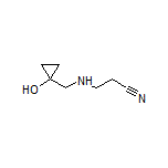 3-[[(1-Hydroxycyclopropyl)methyl]amino]propanenitrile