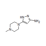 3-Amino-5-(4-methyl-1-piperazinyl)pyrazole