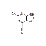 6-Chloro-7-azaindole-4-carbonitrile