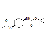 S-[4-(Boc-amino)cyclohexyl] Ethanethioate