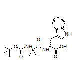 (R)-2-[2-(Boc-amino)-2-methylpropanamido]-3-(3-indolyl)propanoic Acid