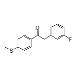 2-(3-Fluorophenyl)-1-[4-(methylthio)phenyl]ethanone