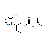 1-Boc-3-(5-bromo-1-pyrazolyl)piperidine