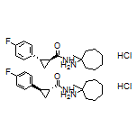 trans-N-[(1-Aminocycloheptyl)methyl]-2-(4-fluorophenyl)cyclopropanecarboxamide Hydrochloride