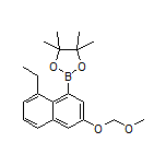 8-Ethyl-3-(methoxymethoxy)naphthalene-1-boronic Acid Pinacol Ester