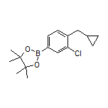 3-Chloro-4-(cyclopropylmethyl)phenylboronic Acid Pinacol Ester