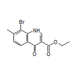 Ethyl 8-Bromo-7-methyl-4-oxo-1,4-dihydroquinoline-3-carboxylate