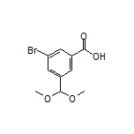 3-Bromo-5-(dimethoxymethyl)benzoic Acid