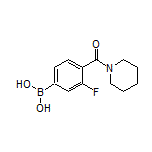 3-Fluoro-4-(piperidine-1-carbonyl)phenylboronic Acid