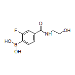 2-Fluoro-4-[(2-hydroxyethyl)carbamoyl]phenylboronic Acid