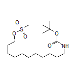 11-(Boc-amino)undecyl Methanesulfonate