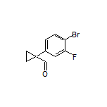 1-(4-Bromo-3-fluorophenyl)cyclopropanecarbaldehyde