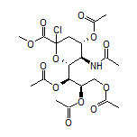 (1S,2R)-1-[(2R,3R,4S)-3-Acetamido-4-acetoxy-6-chloro-6-(methoxycarbonyl)tetrahydro-2H-pyran-2-yl]propane-1,2,3-triyl Triacetate