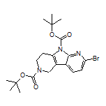 6,9-Bis(Boc)-2-bromo-6,7,8,9-tetrahydro-5H-pyrrolo[2,3-b:4,5-c’]dipyridine