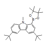 3,6-Di-tert-butyl-9-methyl-9H-carbazole-1-boronic Acid Pinacol Ester