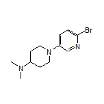 1-(6-Bromo-3-pyridyl)-N,N-dimethylpiperidin-4-amine