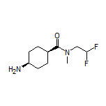 cis-4-Amino-N-(2,2-difluoroethyl)-N-methylcyclohexanecarboxamide