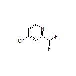 4-Chloro-2-(difluoromethyl)pyridine