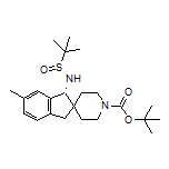 (R)-1’-Boc-1-[[(R)-tert-butylsulfinyl]amino]-6-methyl-1,3-dihydrospiro[indene-2,4’-piperidine]