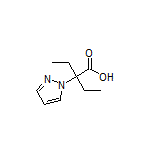 2-Ethyl-2-(1-pyrazolyl)butanoic Acid